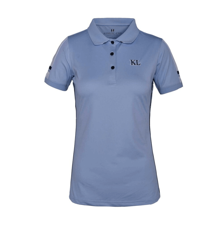 Kingsland Damen-Funktionspoloshirt KLuma, Blue Kentucky, Produkt allein auf weißem Hintergrund.