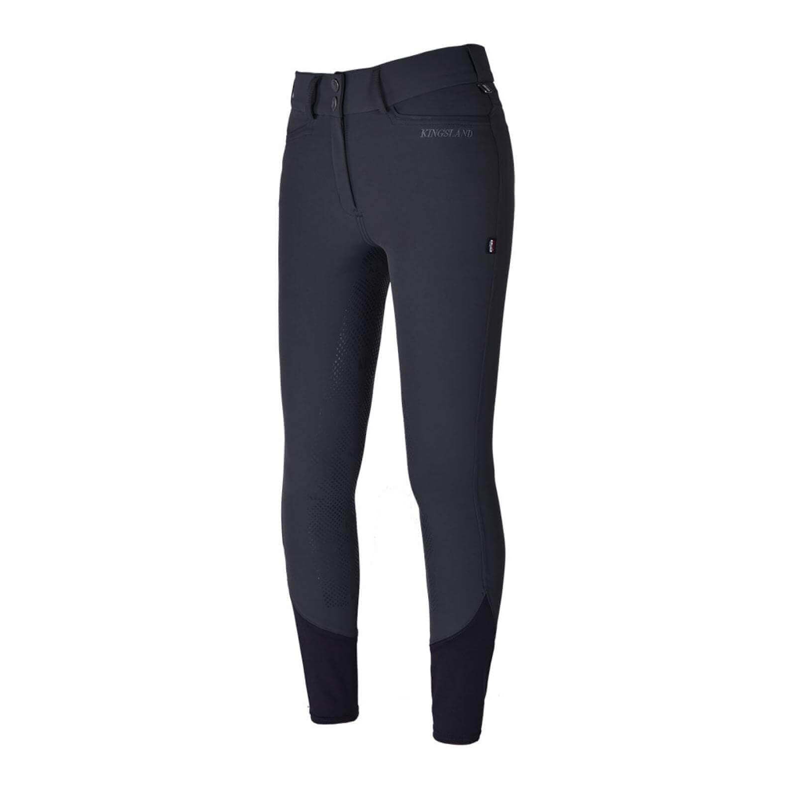 Damenreithose KLkadi Full-Grip Full-Grip E-Tec FS21 - Grey Pinstripe / 32