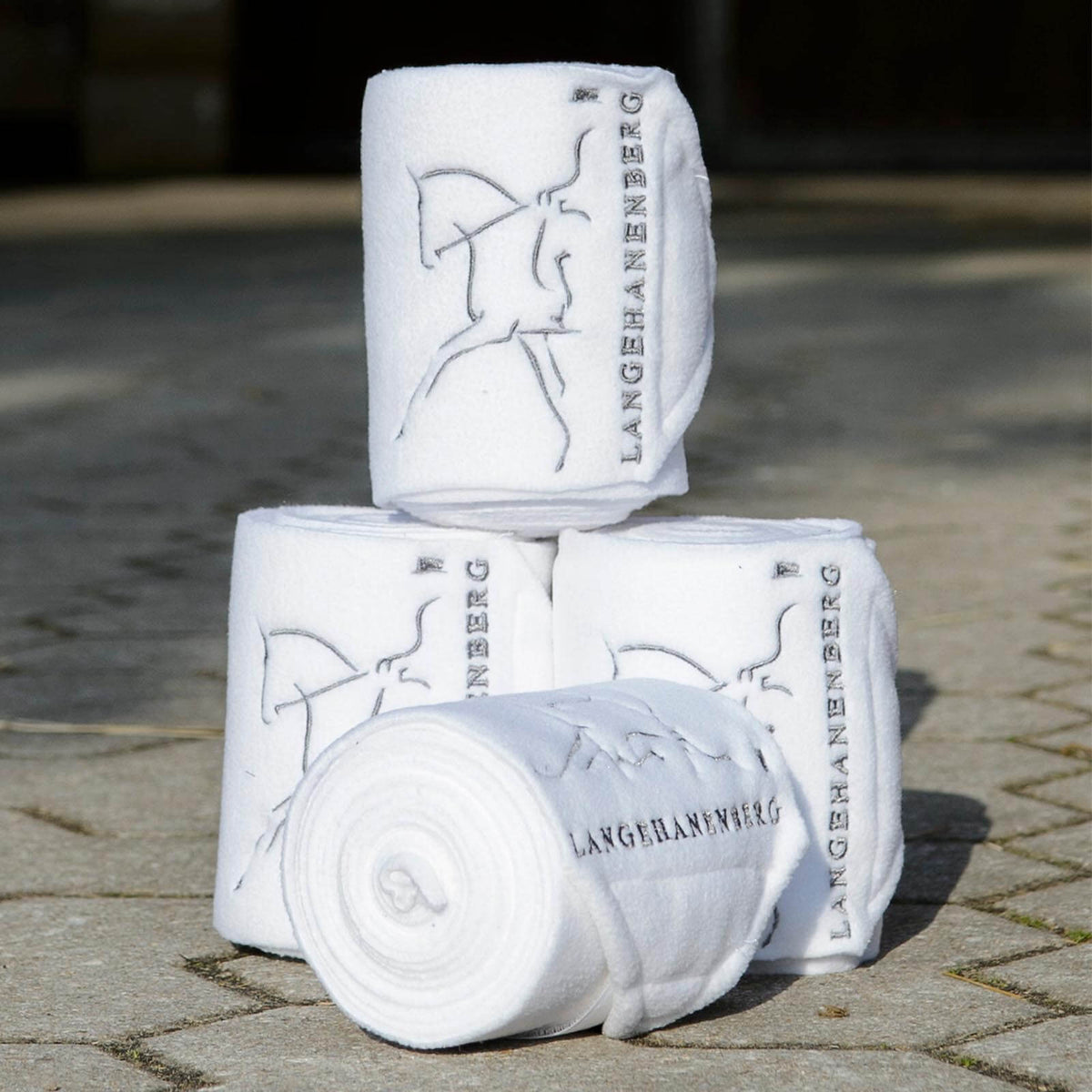 Bandagen mit Logo Fleecebandagen