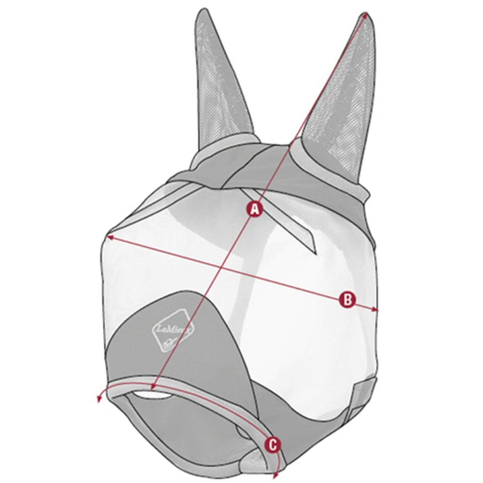 Fliegenmaske LMX Armour Shield Pro Fly Mask- Half Mask Fliegenschutzmaske