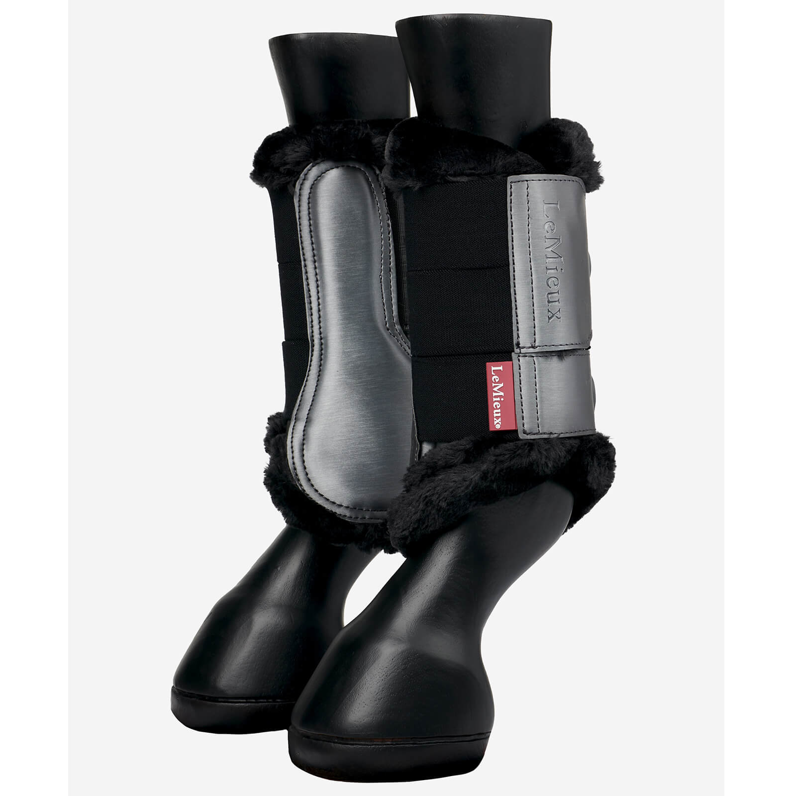 Gamaschen Fleece Edged Mesh Brushing Boots Twillight