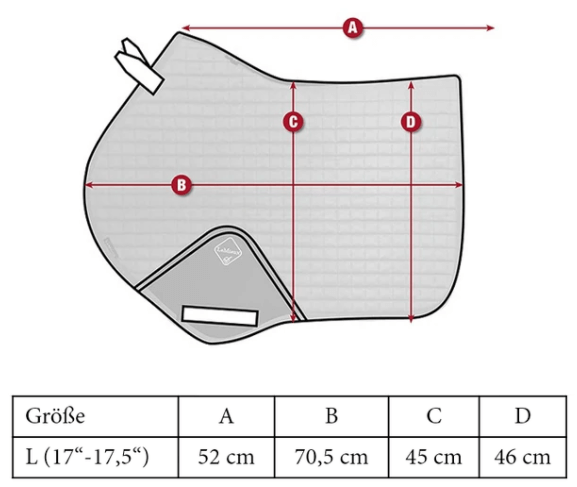 Schabracke Carbon Mesh Air CC Square Classic Springschabracke