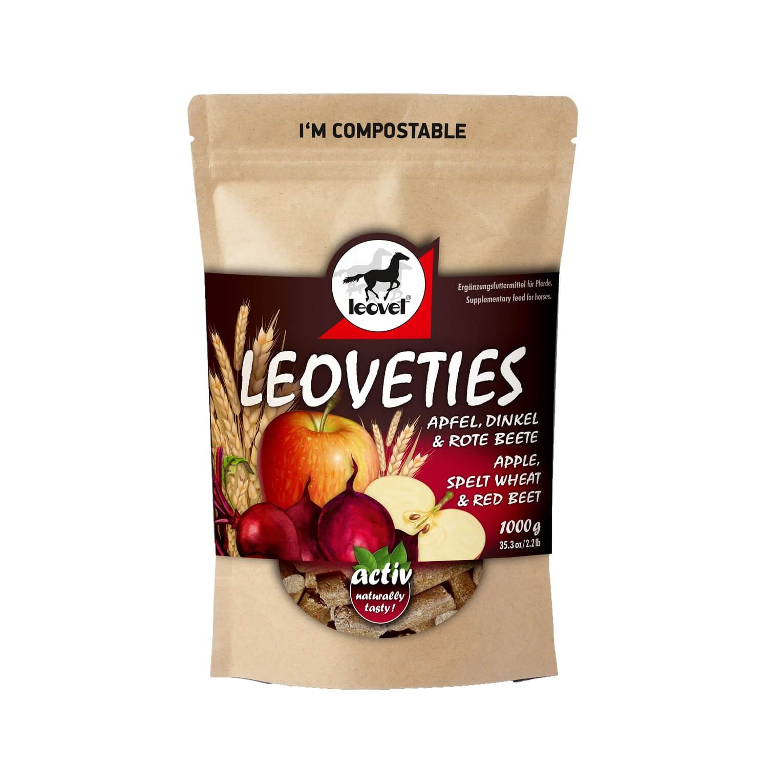Leoveties Apfel & Dinkel & Rote Beete