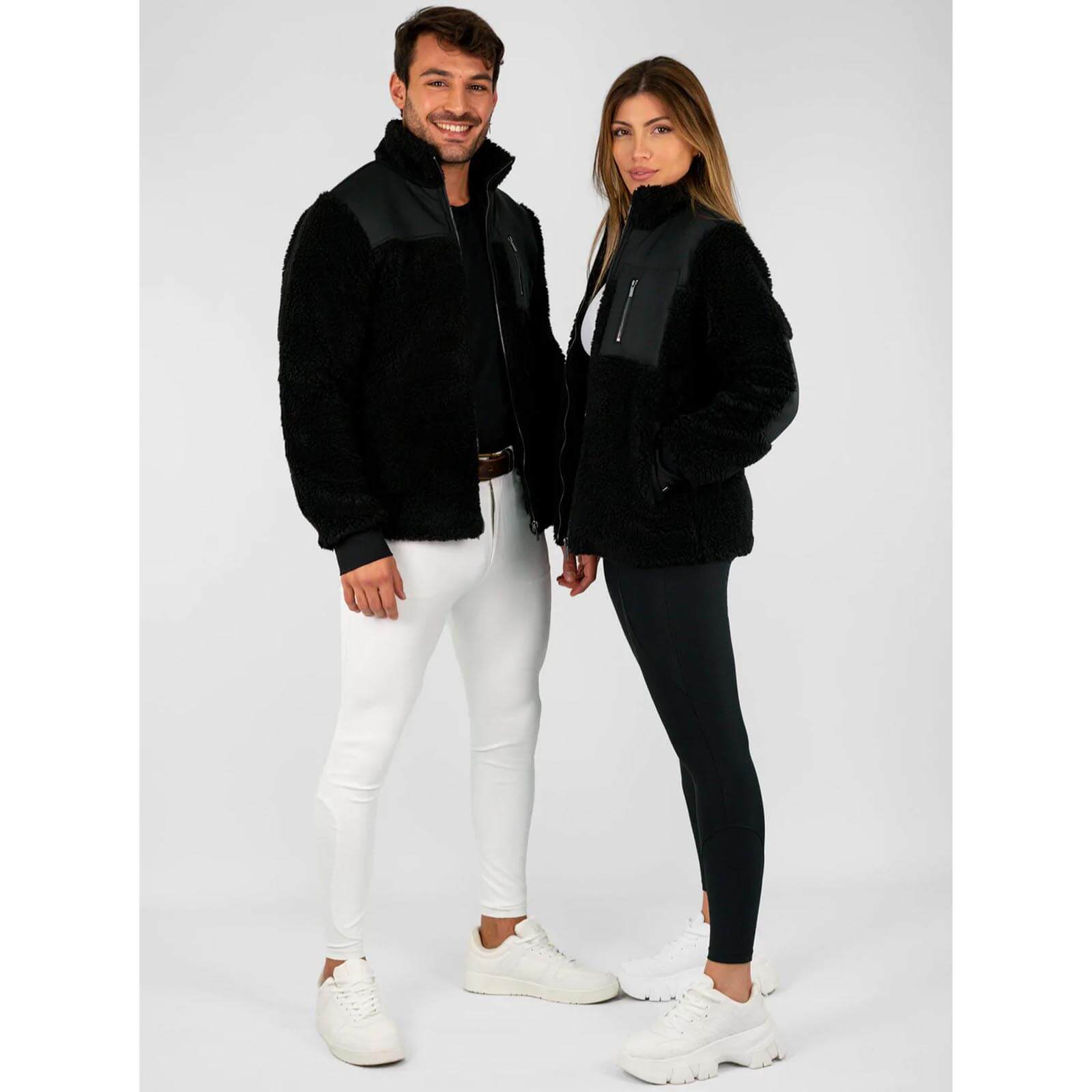 Jacke Damen Sherpa Teddyjacke
