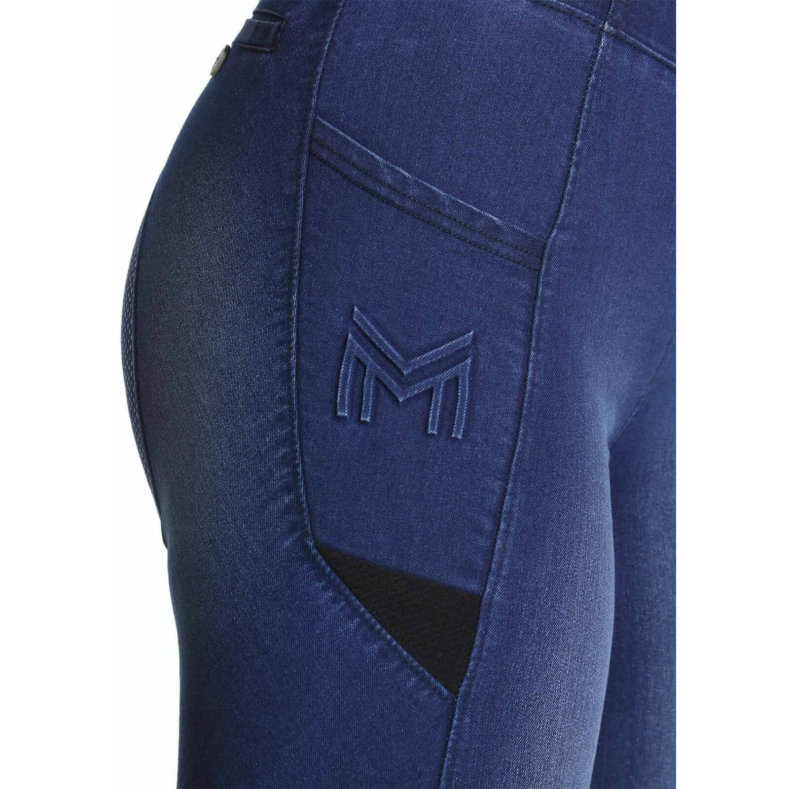 Reitleggings Damen Full-Grip Denim Riding Leggings
