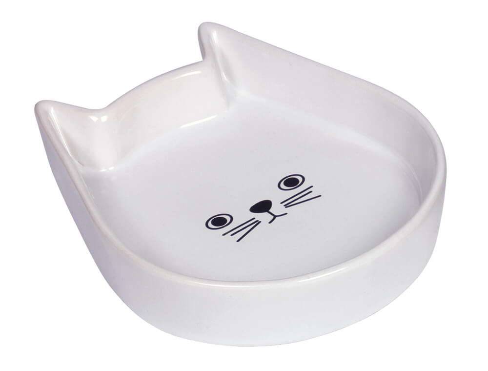 Katzen Keramik Schale Kitty Face Futternapf