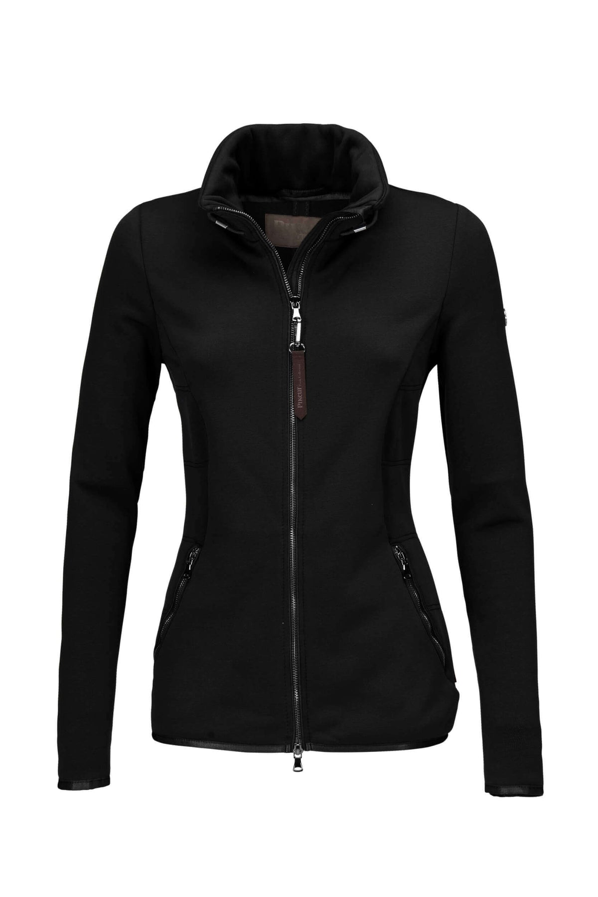 Pikeur Polartec Fleece-Jacke Bira Prime HW 20/21, Black, Produkt allein auf weißem Hintergrund.