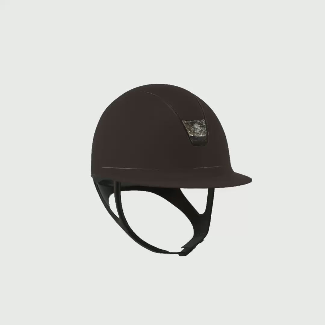 Reithelm Miss Shield Shadowmatt 2.0 Brown Leather Brown Matt Bronze Crystal Fabric Metal Eclipse - 360°-Video (1:1)