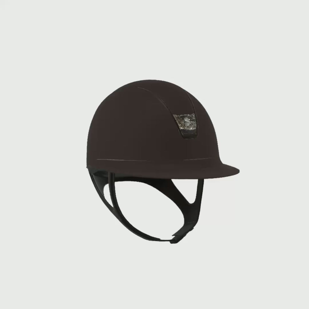 Reithelm Miss Shield Shadowmatt 2.0 Brown Leather Brown Matt Bronze Crystal Fabric Metal Eclipse - 360°-Video (1:1)