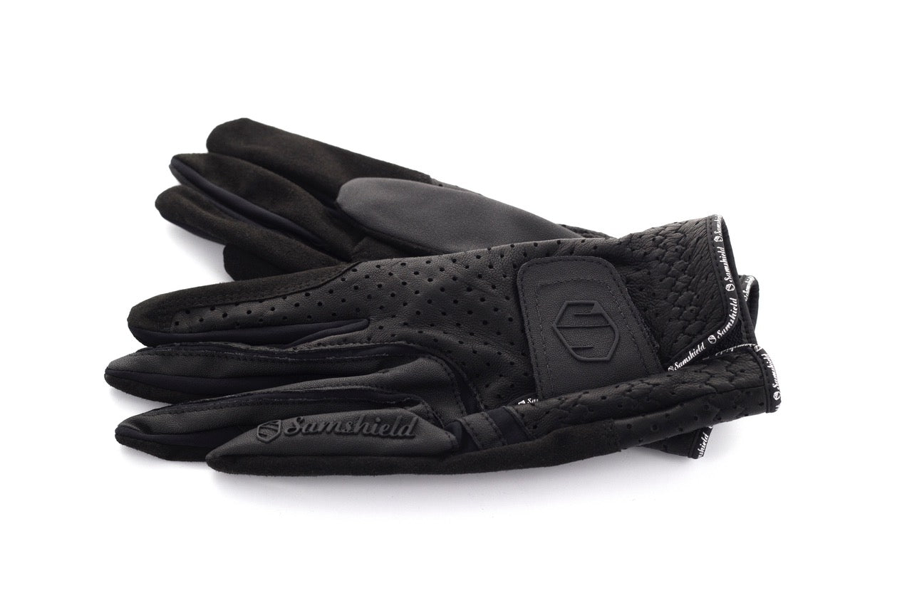 Reithandschuh V-Skin Hunter Black