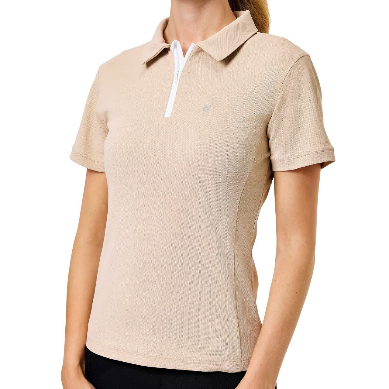 Poloshirt Damen Zip-Shirt