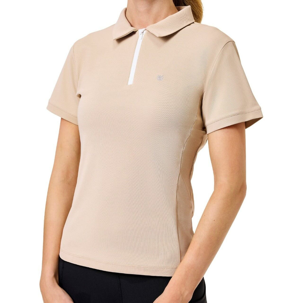Poloshirt Damen Zip-Shirt
