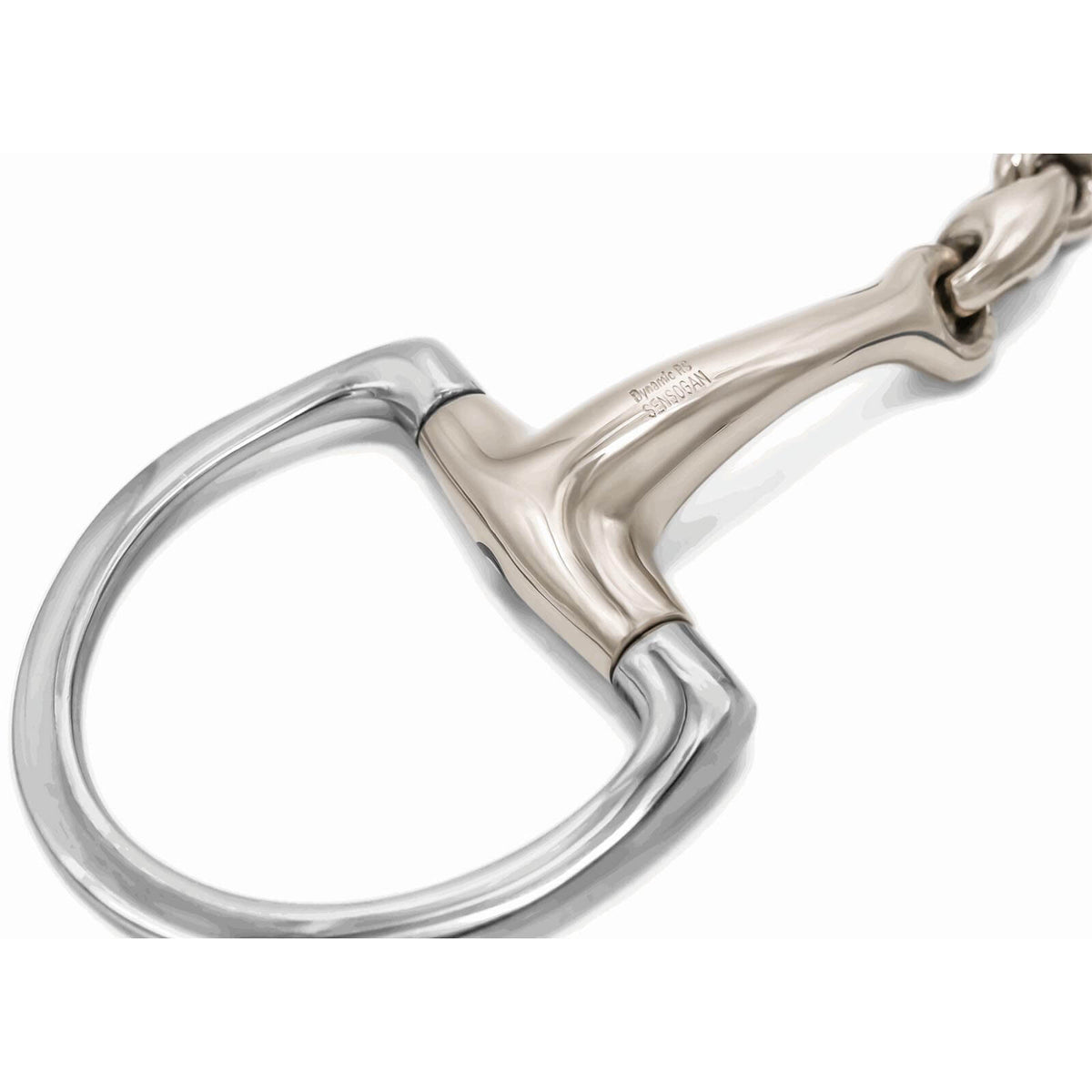 Sprenger D-Ring Gebiss Doppelt Gebrochen Dynamic RS WH Ultra SENSOGAN® Rollengebiss, Produkt allein.