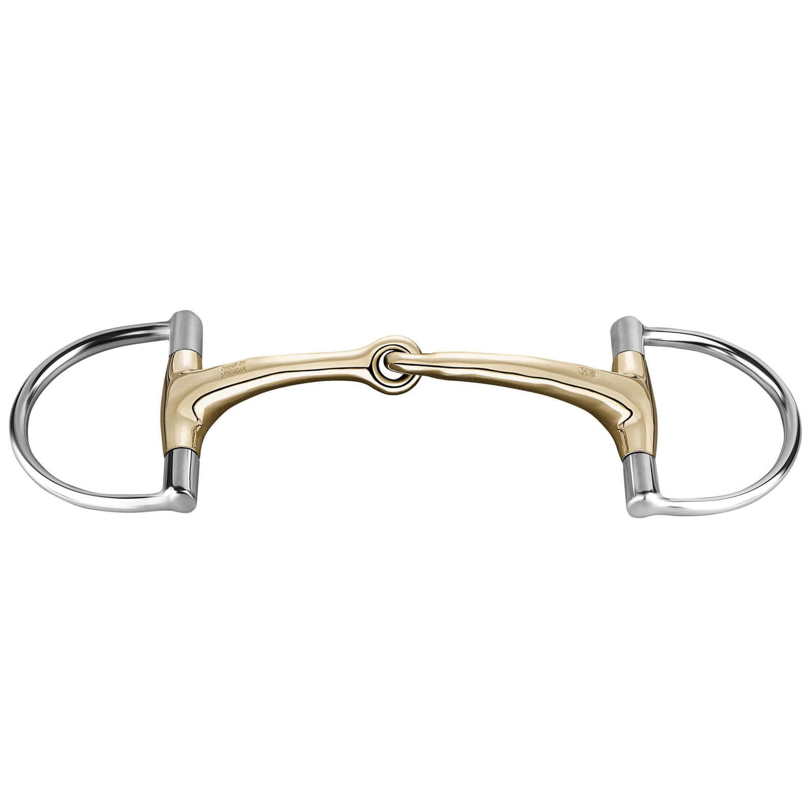 D-Ring Trense Einfach Gebrochen Dynamic RS 14 mm SENSOGAN® Hunter Jumper Gebiss