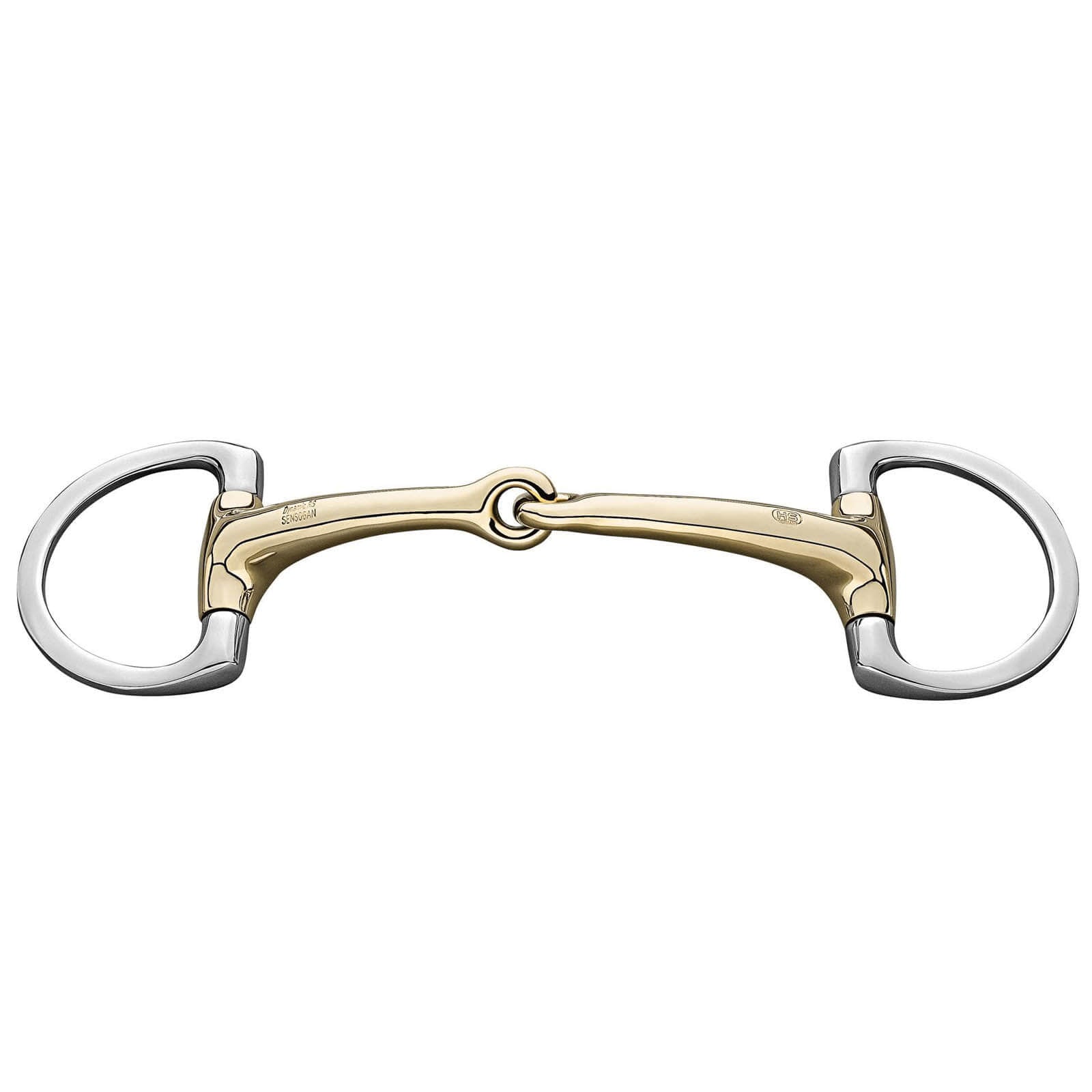 Unterlegtrense D-Ring Einfach Gebrochen Dynamic RS 14 mm SENSOGAN® Gebiss