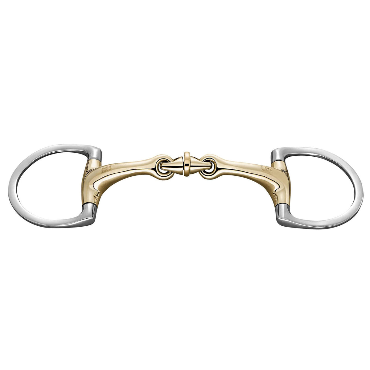 Sprenger D-Ring Trense Doppelt Gebrochen Dynamic RS WH Ultra 14 mm SENSOGAN® Rollengebiss, Produkt allein.