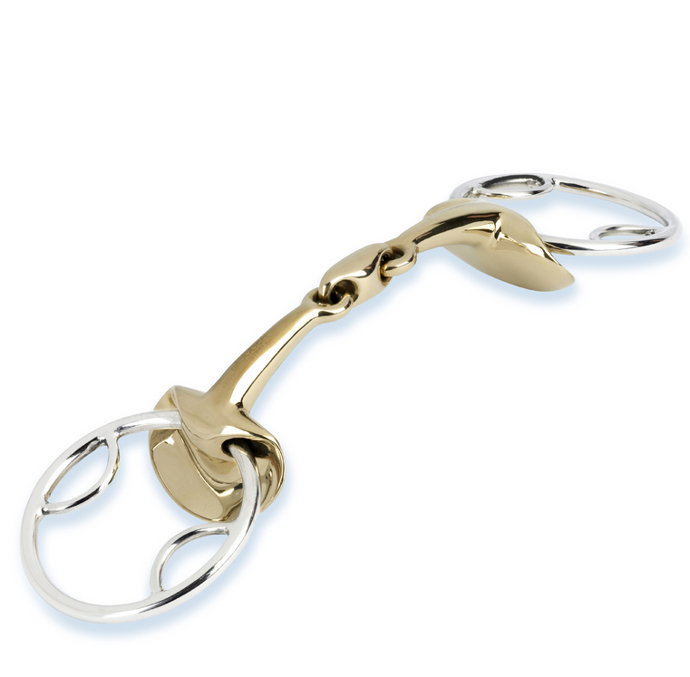 Golden Wings Trense 4 in 1 Doppelt Gebrochen 14 mm Sweet Kupfer