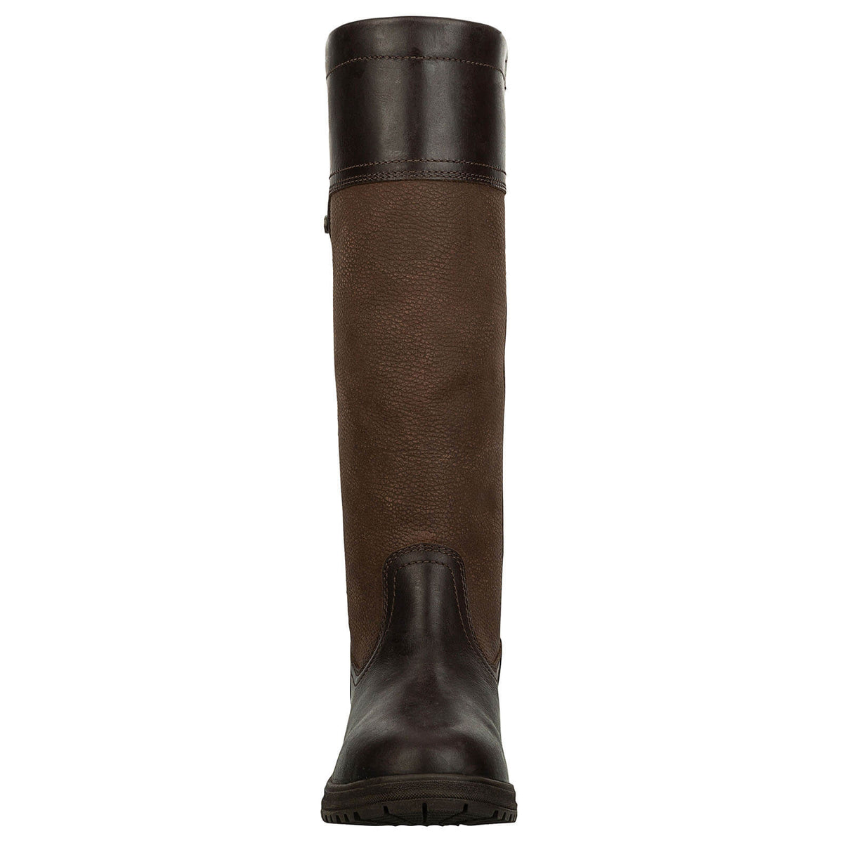 Suedwind Equestrian Reitstiefel Milford Waterproof Stallstiefel, Braun, Produkt allein auf weißem Hintergrund.