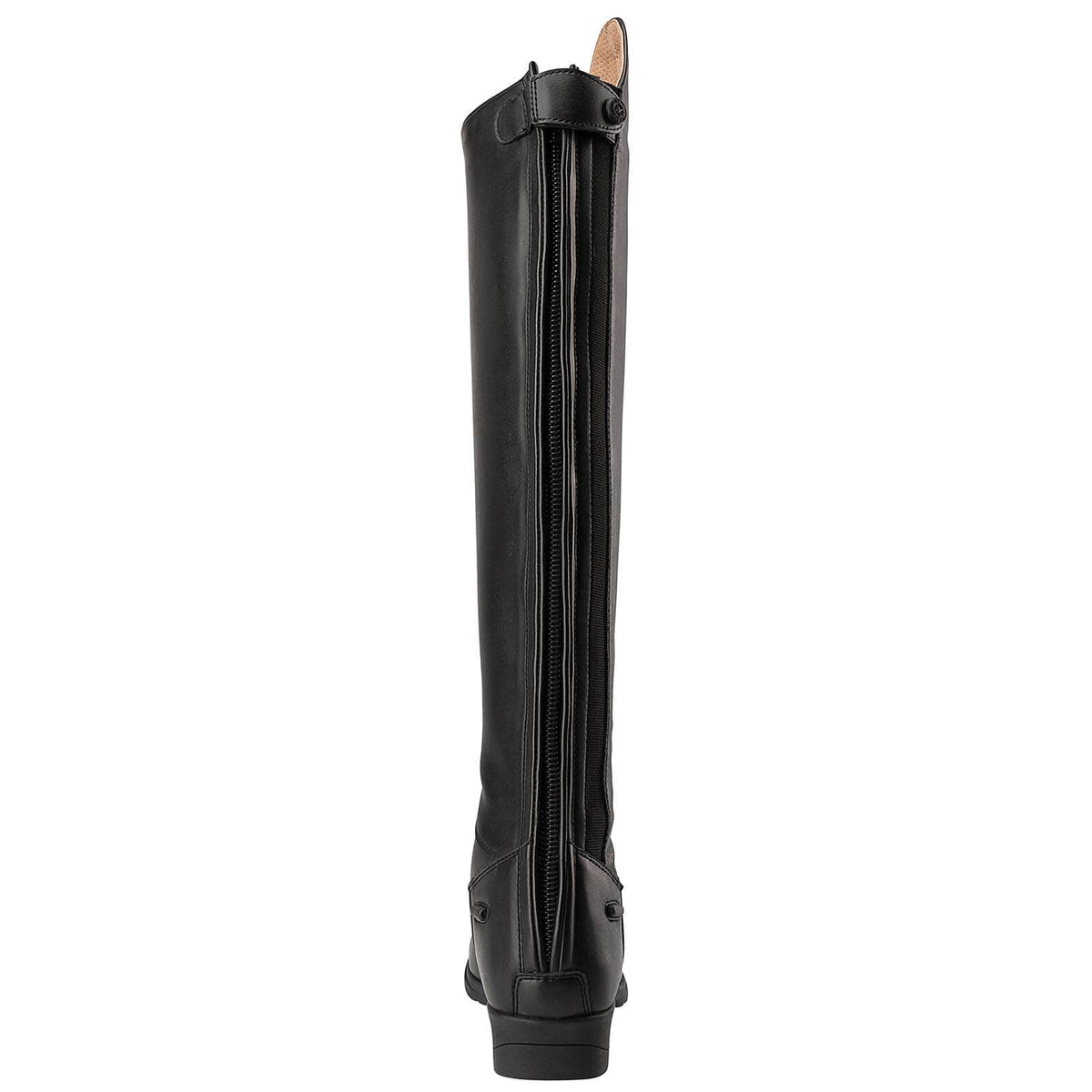 Suedwind Equestrian Reitstiefel Nova Tall Vegan, Schwarz, Produkt allein auf weißem Hintergrund.