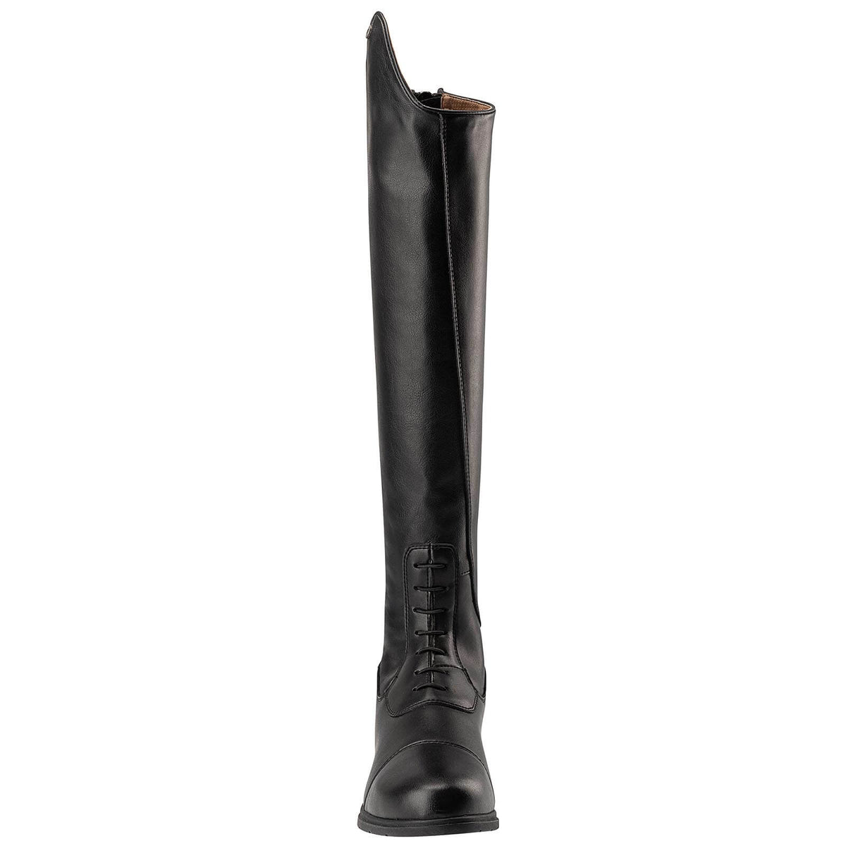 Reitstiefel Nova Tall Vegan, Schwarz, Produkt allein auf weißem Hintergrund.