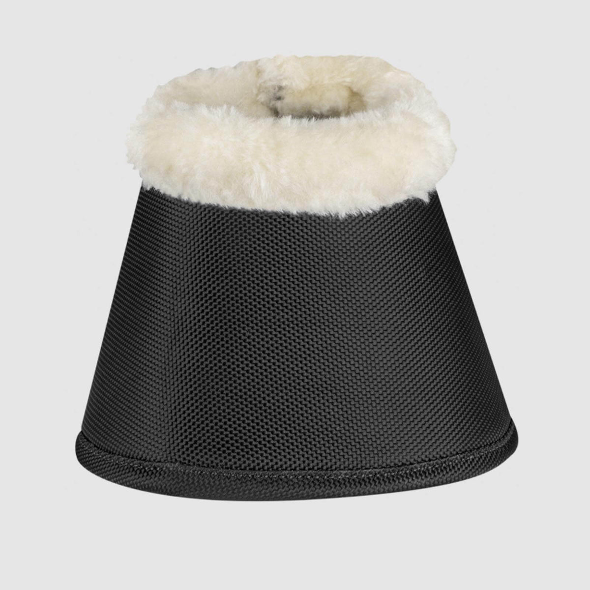 Waldhausen Hufglocken Comfort Fur, Schwarz, Produkt allein auf weißem Hintergrund.