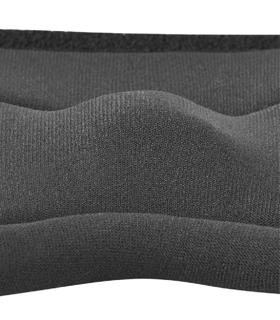 Waldhausen Hufglocken Professional, Schwarz, Detailaufnahme des Produkts.