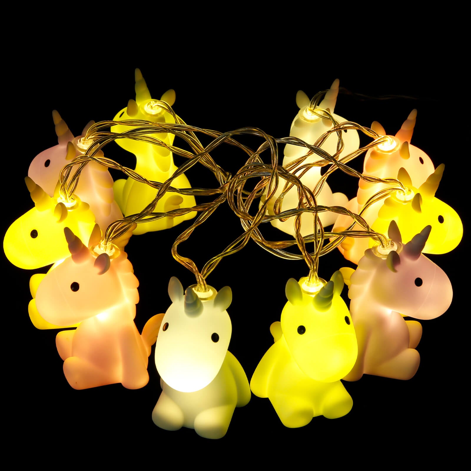 Lichterkette LED Einhörner