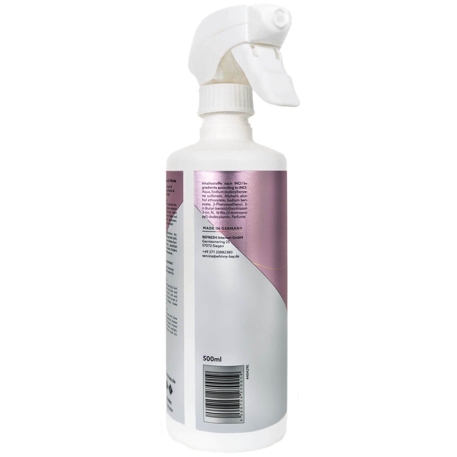 Mähnenspray Schicke Mähne Peach & Water Lily Glanzspray Schweifspray
