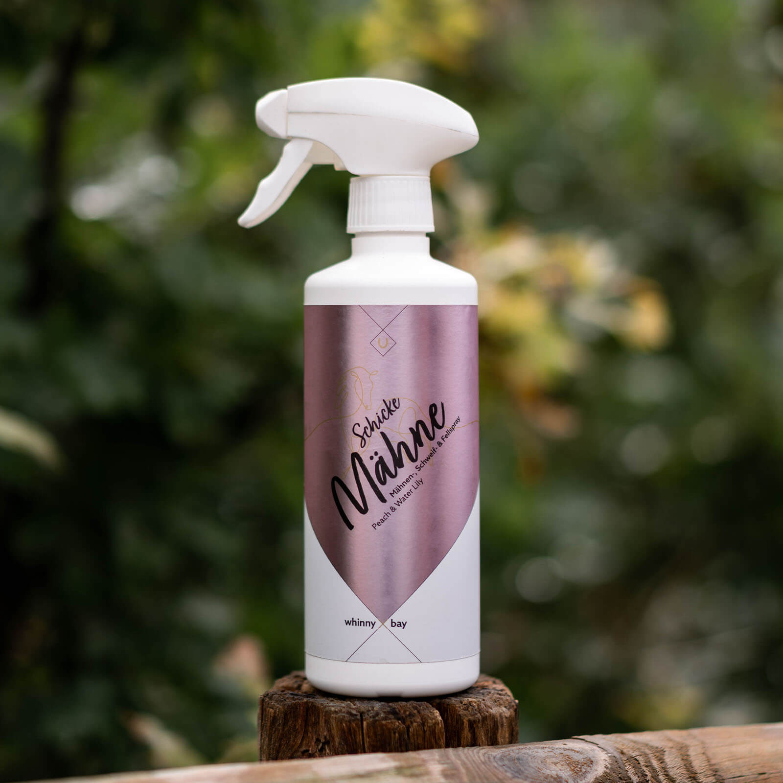 Mähnenspray Schicke Mähne Peach & Water Lily Glanzspray Schweifspray