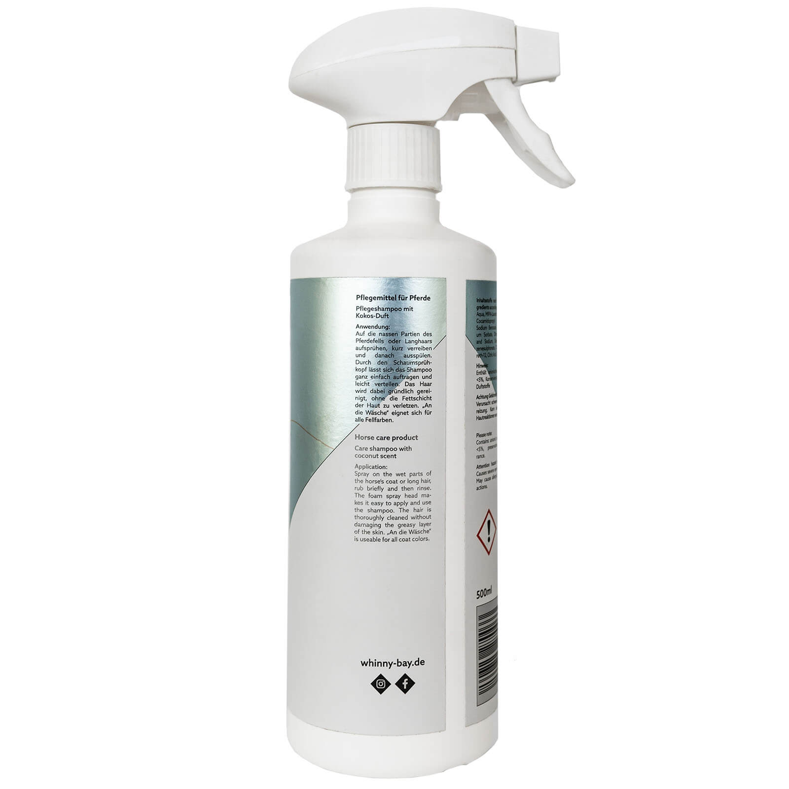 Sprühshampoo An die Wäsche Coconut Paradise Pferdeshampoo