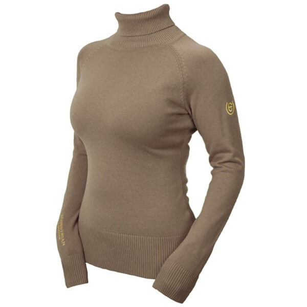 Pullover Damen Champagne Rollkragenpullover Pullover Damen Champagne Rollkragenpullover