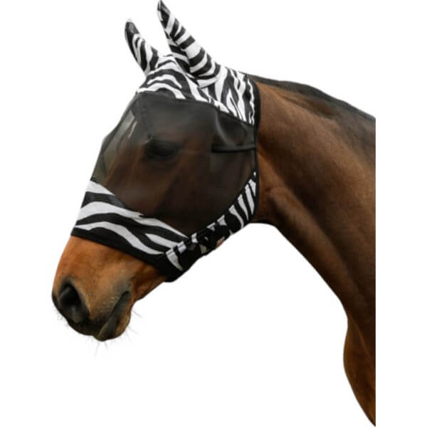 Fliegenmaske mit Ohrenschutz Zebra Fliegenschutzmaske Fliegenmaske mit Ohrenschutz Zebra Fliegenschutzmaske