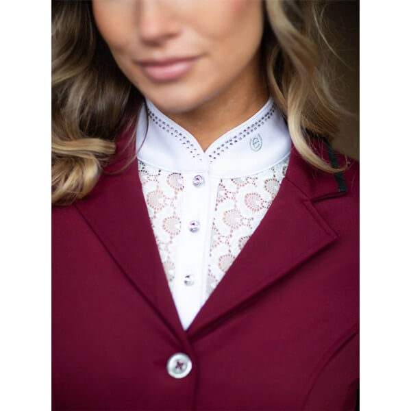 Turniershirt Damen Crystal Champion White FS 2024 Damenturniershirt