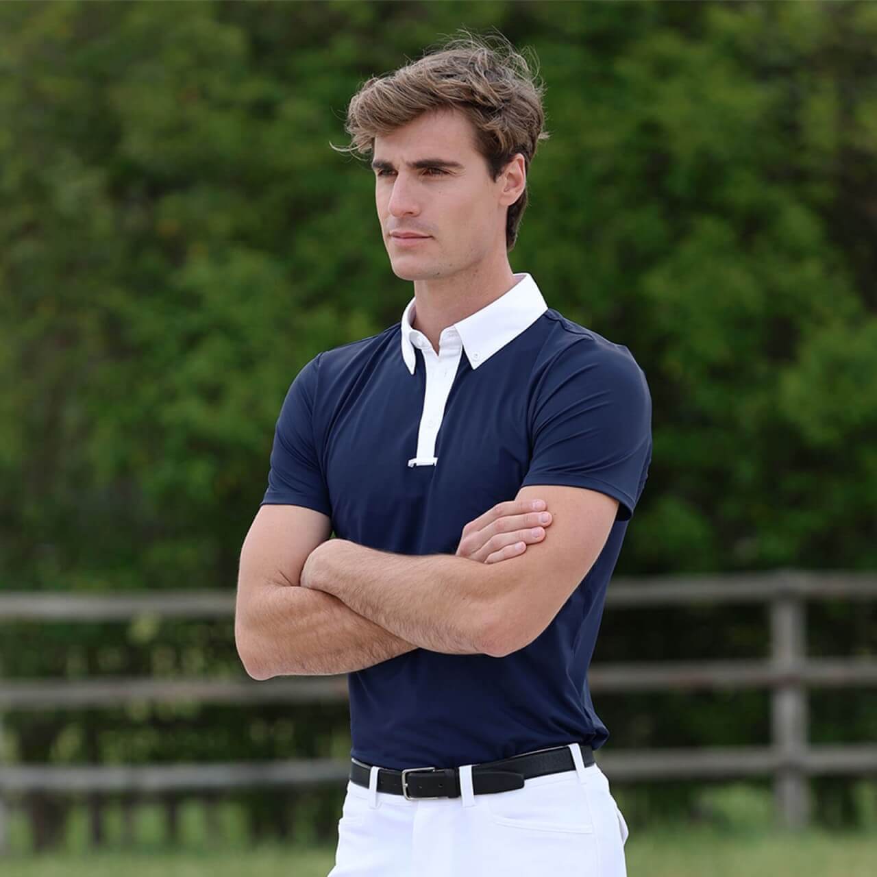 Maximilian Equestrian Kurzarmshirt Herren Active Short Sleeve Competition Shirt Turniershirt Maximilian Equestrian Kurzarmshirt Herren Active Short Sleeve Competition Shirt Turniershirt