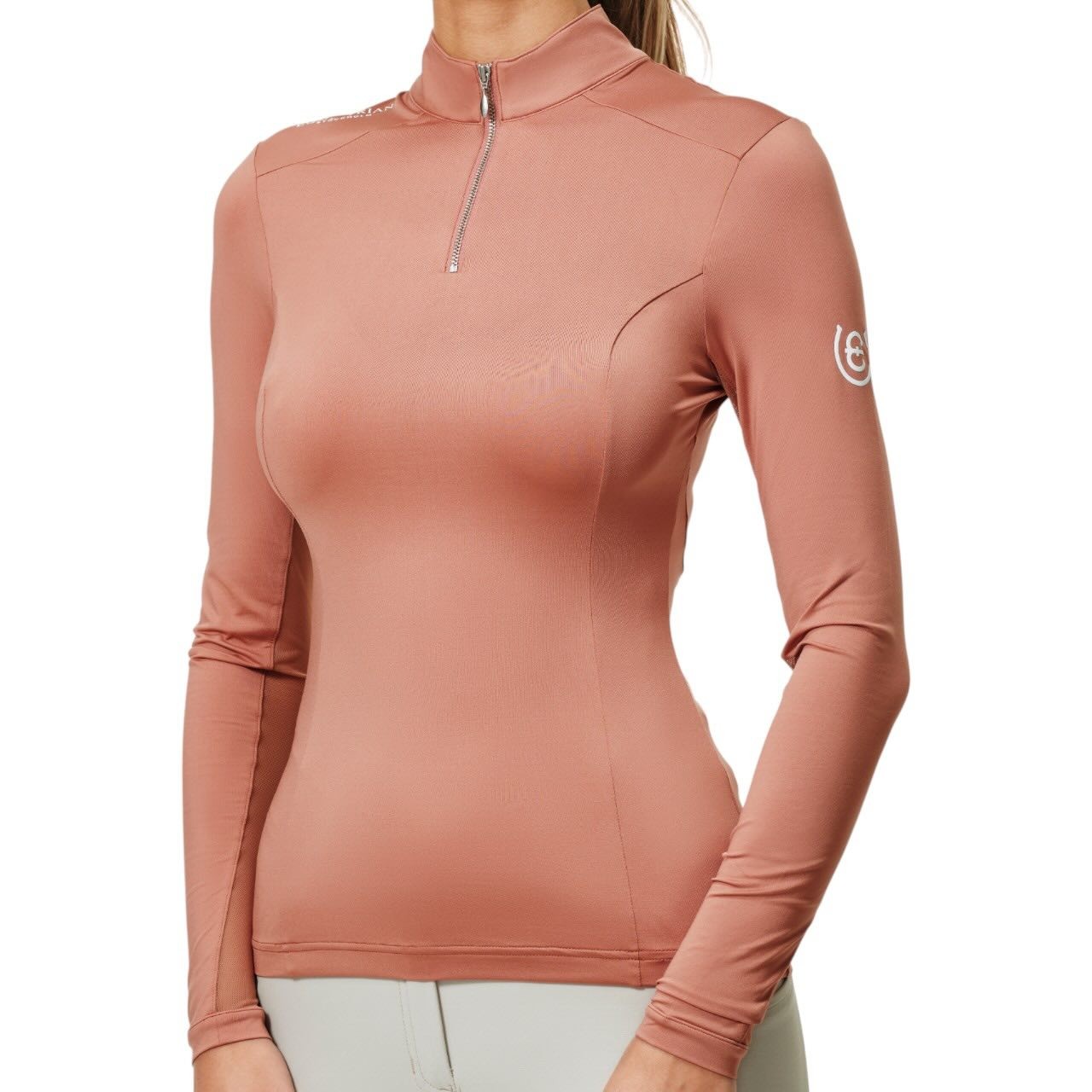 Equestrian Stockholm Baselayer Damen Longsleeve Air Breeze Coral Shirt Equestrian Stockholm Baselayer Damen Longsleeve Air Breeze Coral Shirt