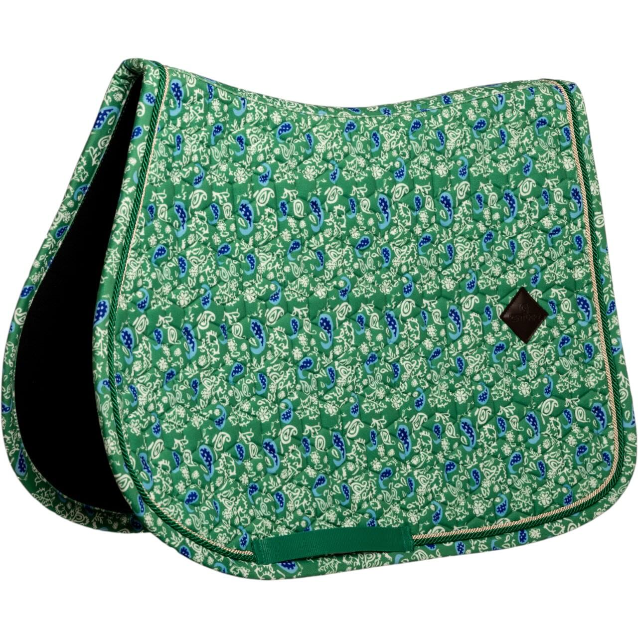 Kentucky Horsewear Springschabracke Velvet Printing Schabracke Grün/Marineblau Pony | kavalio - für mich und mein Pferd