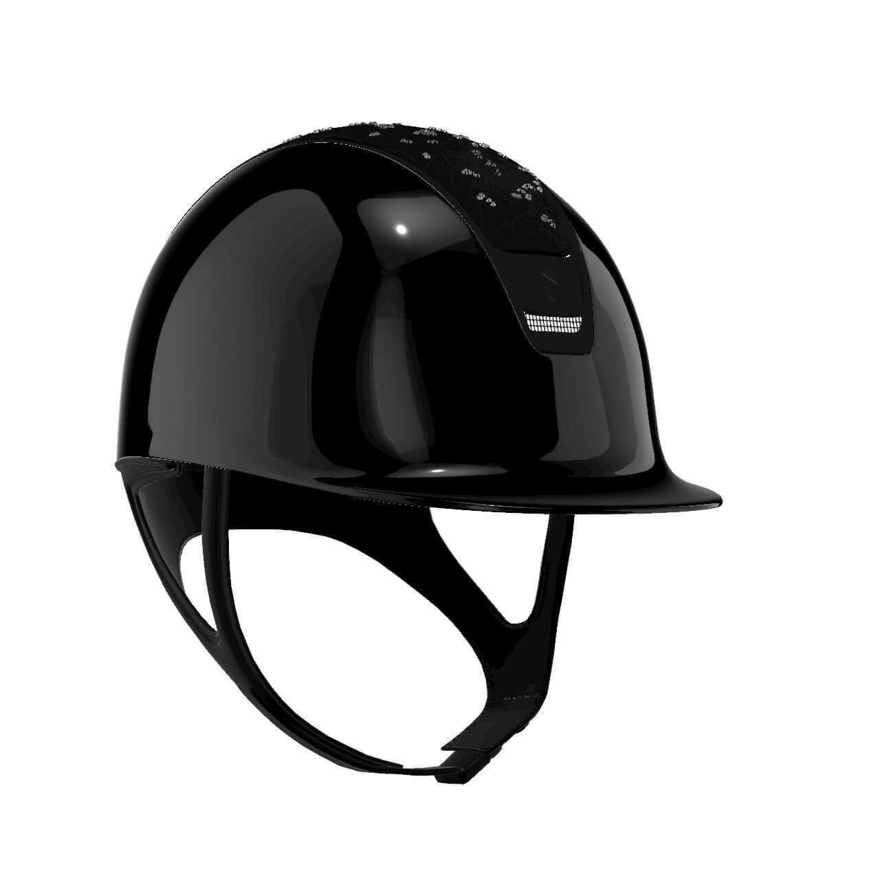 Samshield Reithelm 2.0 Black Shadowglossy Top Crystal Leaf Trim + Blason Matt Black Samshield Reithelm 2.0 Black Shadowglossy Top Crystal Leaf Trim + Blason Matt Black