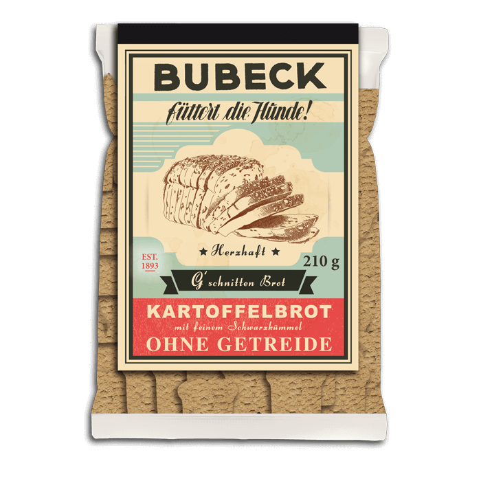 BUBECK Hundeleckerlis Hundekuchen G'schnitten Brot BUBECK Hundeleckerlis Hundekuchen G'schnitten Brot