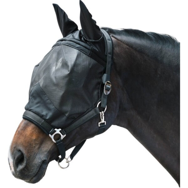 Fliegenmaske Premium mit Halfter Fliegenschutz Fliegenmaske Premium mit Halfter Fliegenschutz