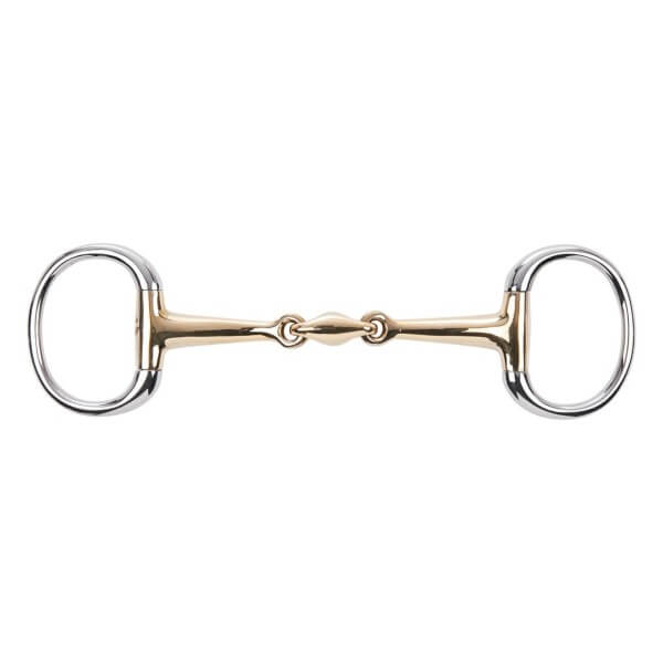 Unterlegtrense Olivenkopf Doppelt Gebrochen KAUGAN® 14 mm Gebiss Unterlegtrense Olivenkopf Doppelt Gebrochen KAUGAN® 14 mm Gebiss