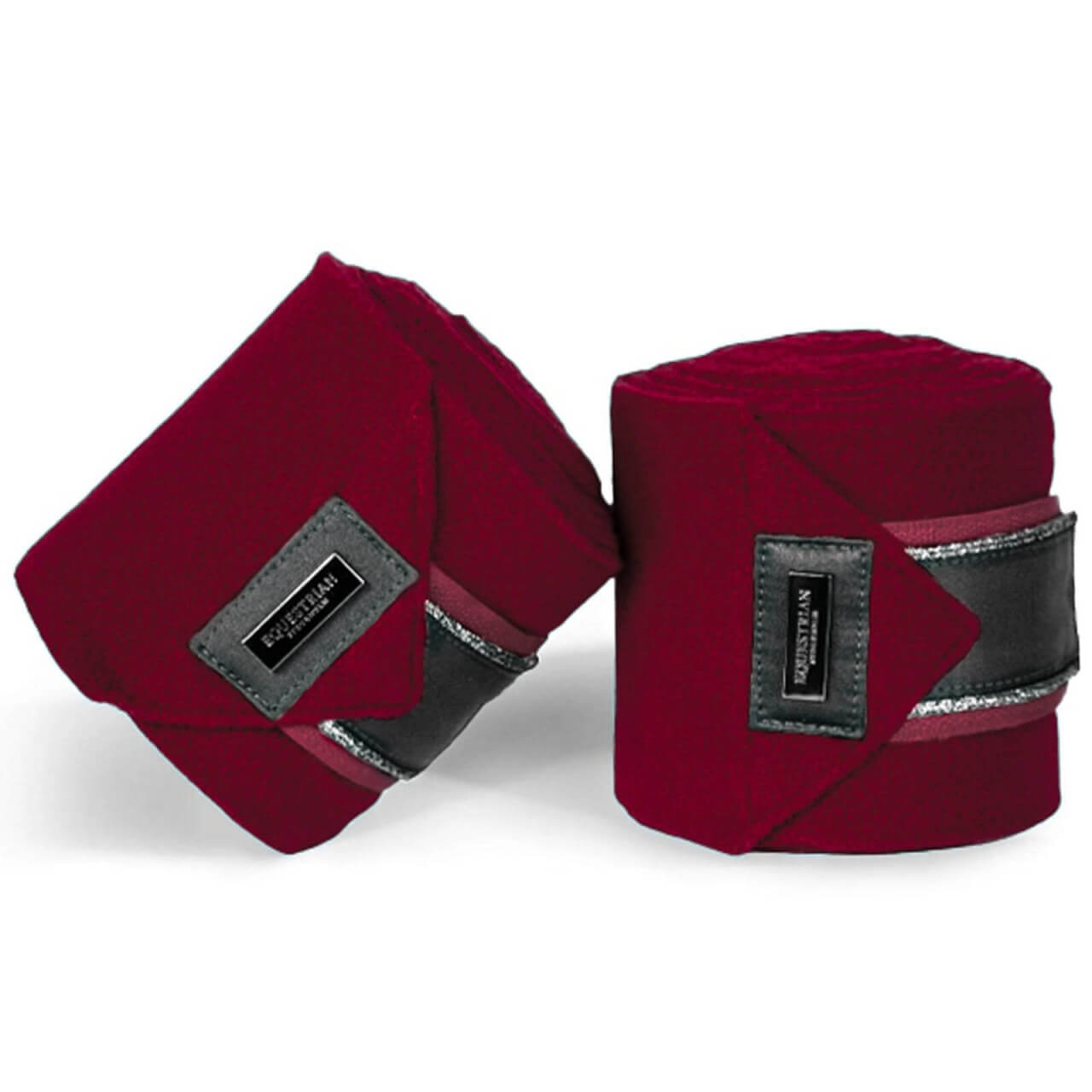 Equestrian Stockholm Bandagen Dark Bordeaux Fleecebandagen Equestrian Stockholm Bandagen Dark Bordeaux Fleecebandagen