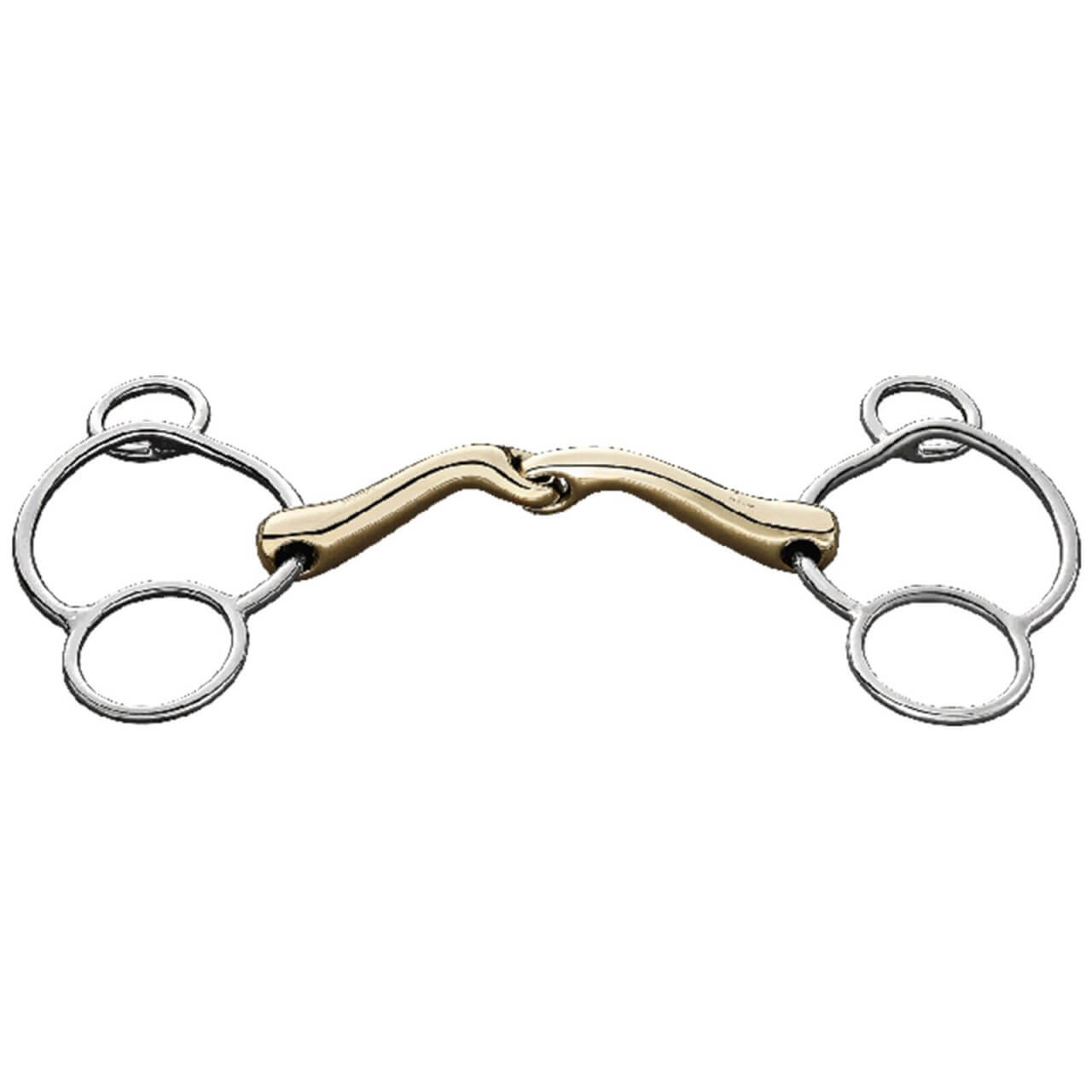 Sprenger 3 Ring Gebiss Einfach Gebrochen KK Ultra 14 mm SENSOGAN® Universal Gebiss Sprenger 3 Ring Gebiss Einfach Gebrochen KK Ultra 14 mm SENSOGAN® Universal Gebiss