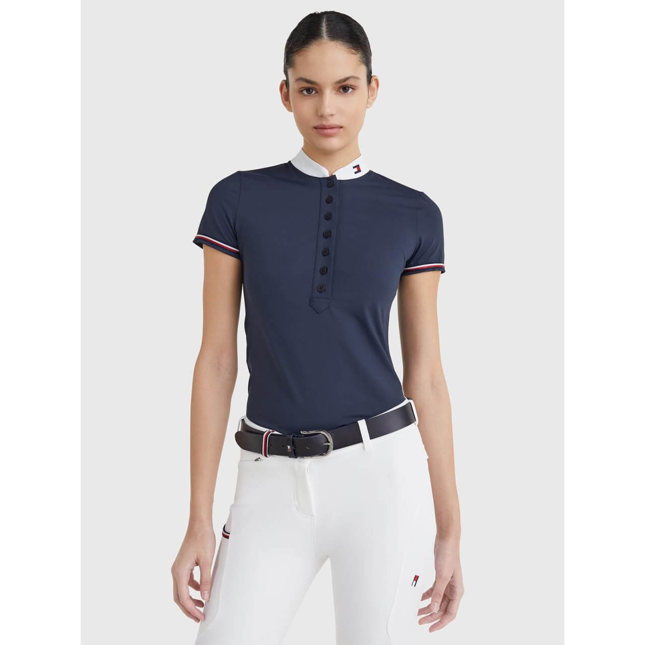 Tommy Hilfiger Equestrian Turniershirt Damen Short Sleeve Tommy Hilfiger Equestrian Turniershirt Damen Short Sleeve