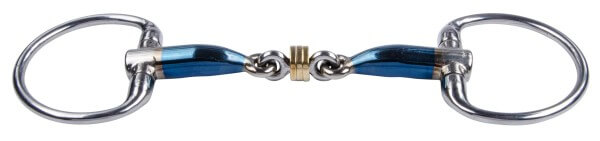 Olivenkopfgebiss Brass Rings 16 mm Sweet Iron Rollengebiss Olivenkopfgebiss Brass Rings 16 mm Sweet Iron Rollengebiss