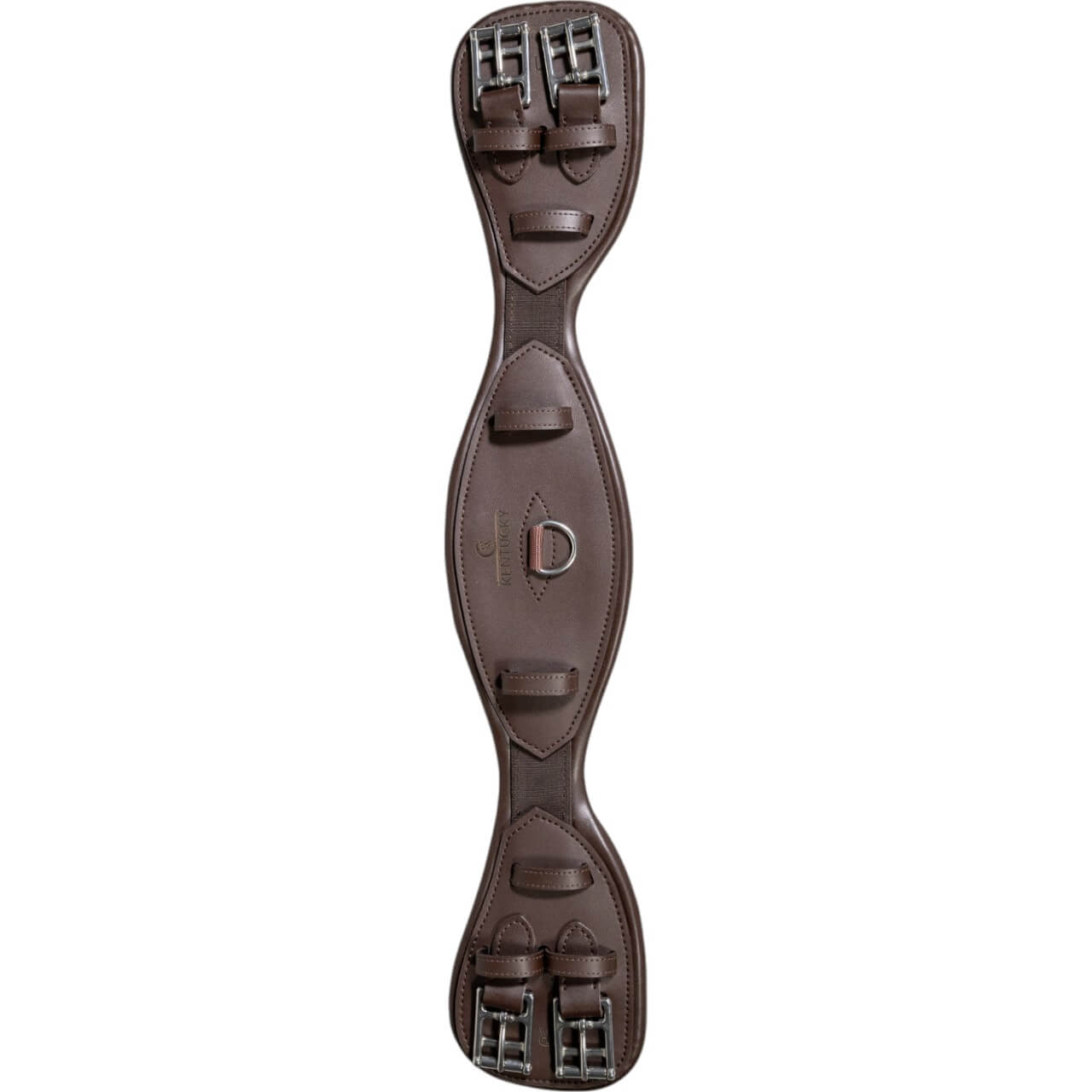 Kentucky Horsewear Sattelgurt Anatomisch Kurzgurt Braun 75 cm | kavalio - für mich und mein Pferd