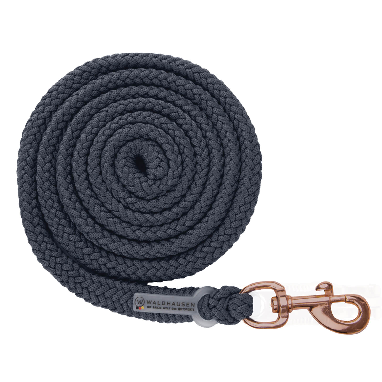Waldhausen Anbindestrick Modern Rosé mit Karabinerhaken Nachtblau | kavalio - für mich und mein Pferd