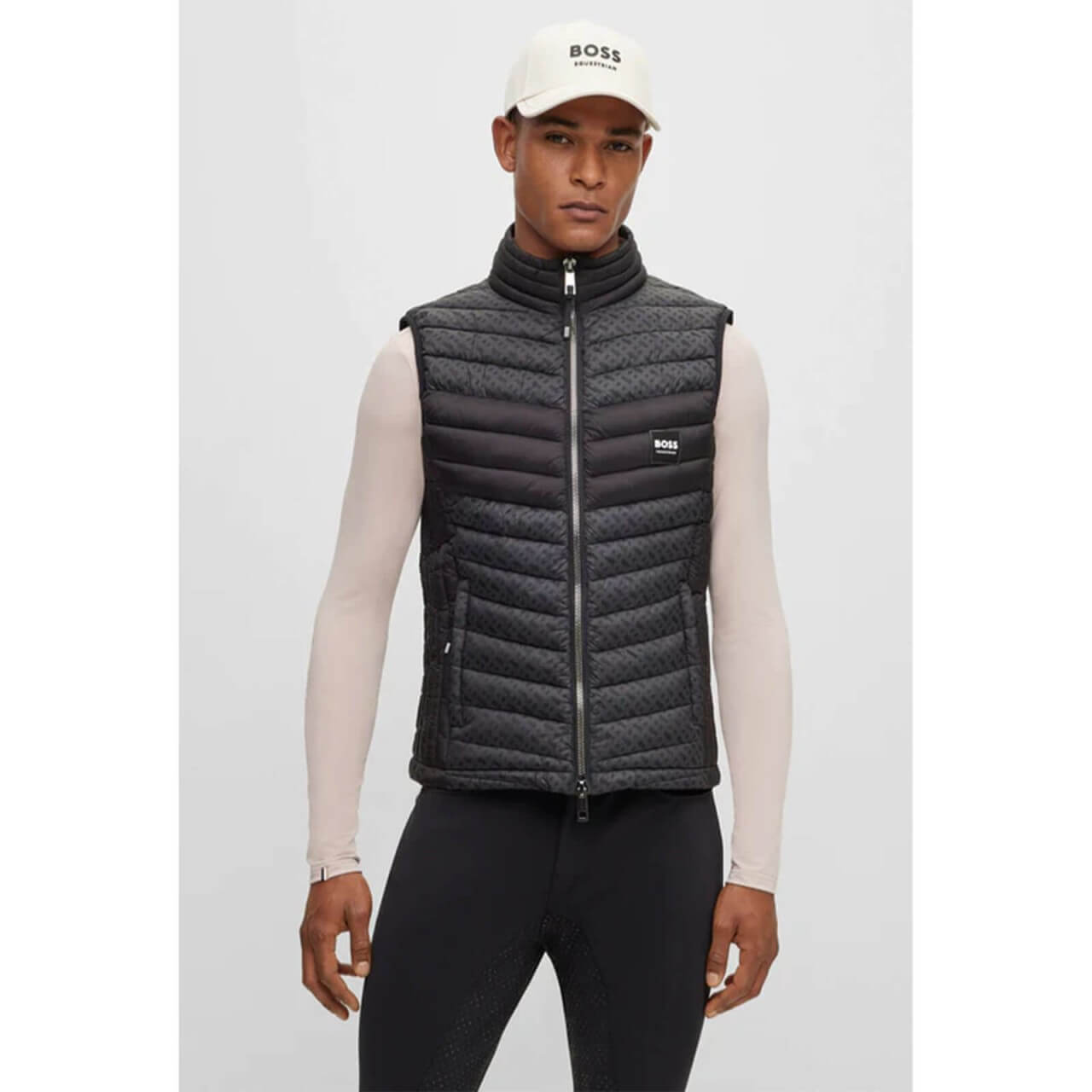 Boss Equestrian Weste Herren Bruce Monogram HW 2023 Boss Equestrian Weste Herren Bruce Monogram HW 2023