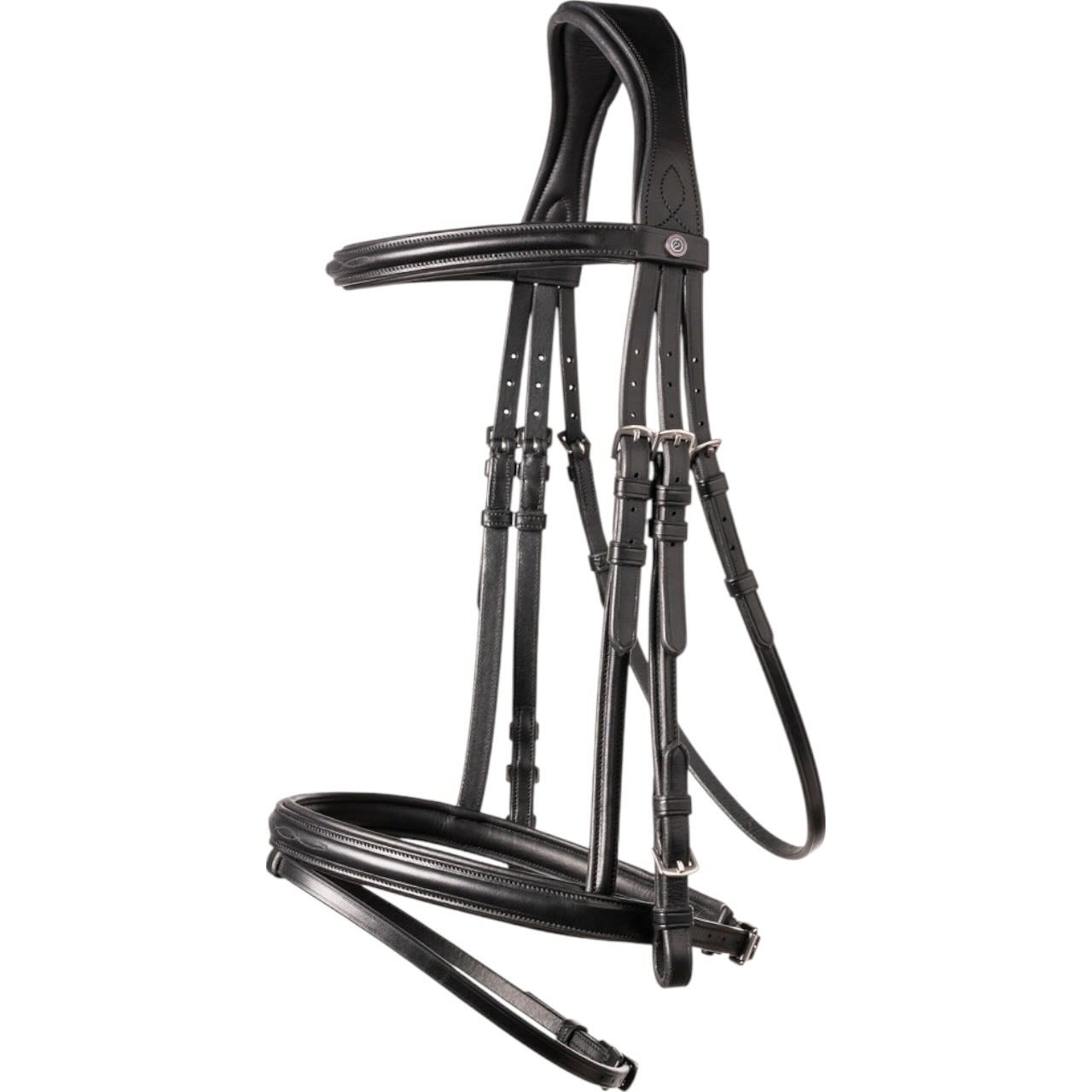 Trust Equestrian Trense Knokke Englisch Kombiniert Trensenzaum Schwarz/Silber Cob | kavalio - für mich und mein Pferd