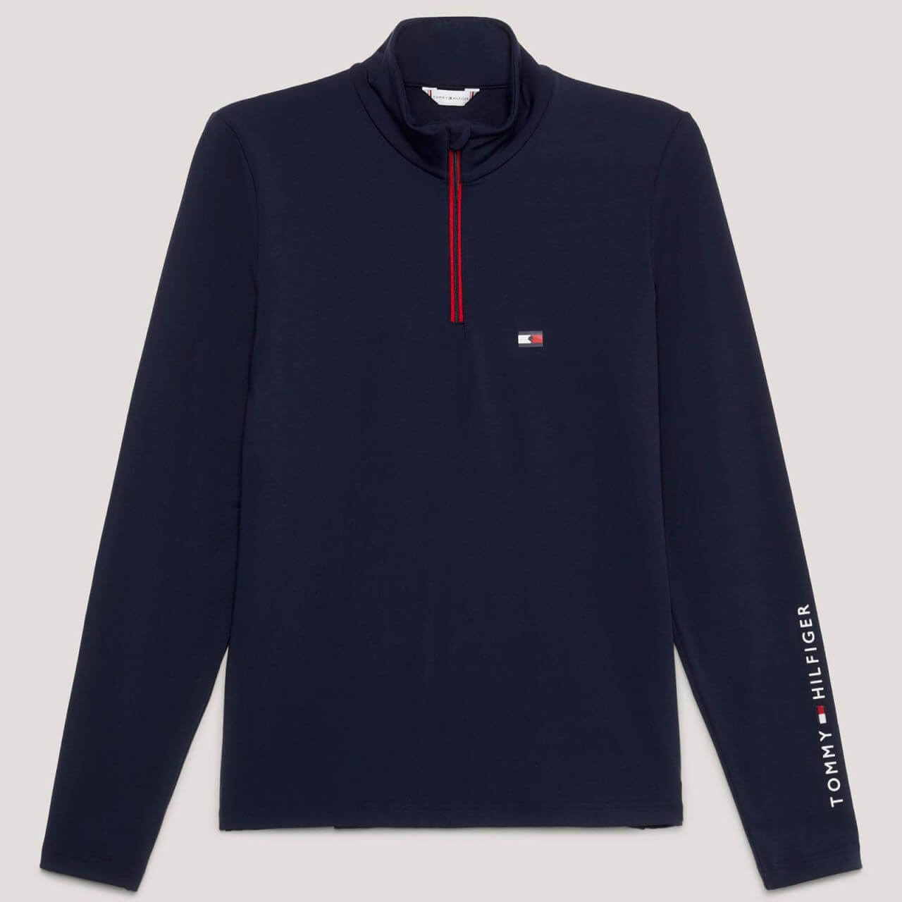 Tommy Hilfiger Equestrian Shirt Damen Thermo 1/4 Zip HW 2023 Langarmshirt Tommy Hilfiger Equestrian Shirt Damen Thermo 1/4 Zip HW 2023 Langarmshirt