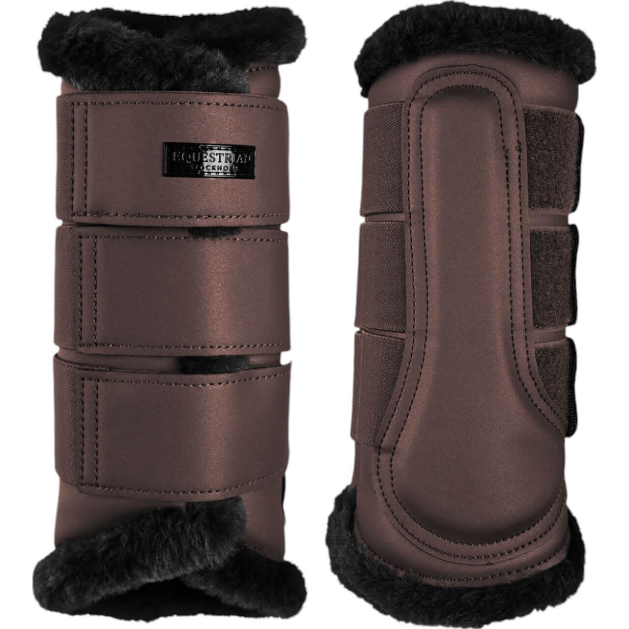 Equestrian Stockholm Gamaschen Dressur Mocha Fellgamaschen Equestrian Stockholm Gamaschen Dressur Mocha Fellgamaschen